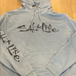 Salt Life Men's Light‎ Blue Hoodie